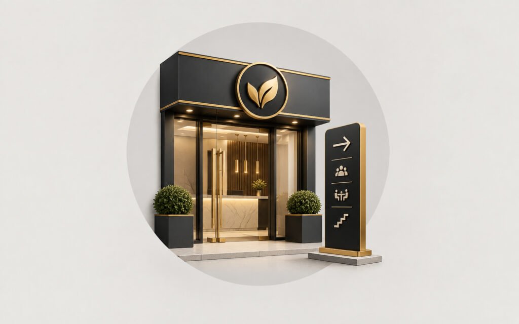 Indoor and outdoor signage design inspiration